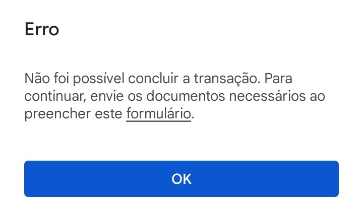 Estou tentando comprar Robux no Roblox e fala ERRO falha na transição -  Comunidade Google Play