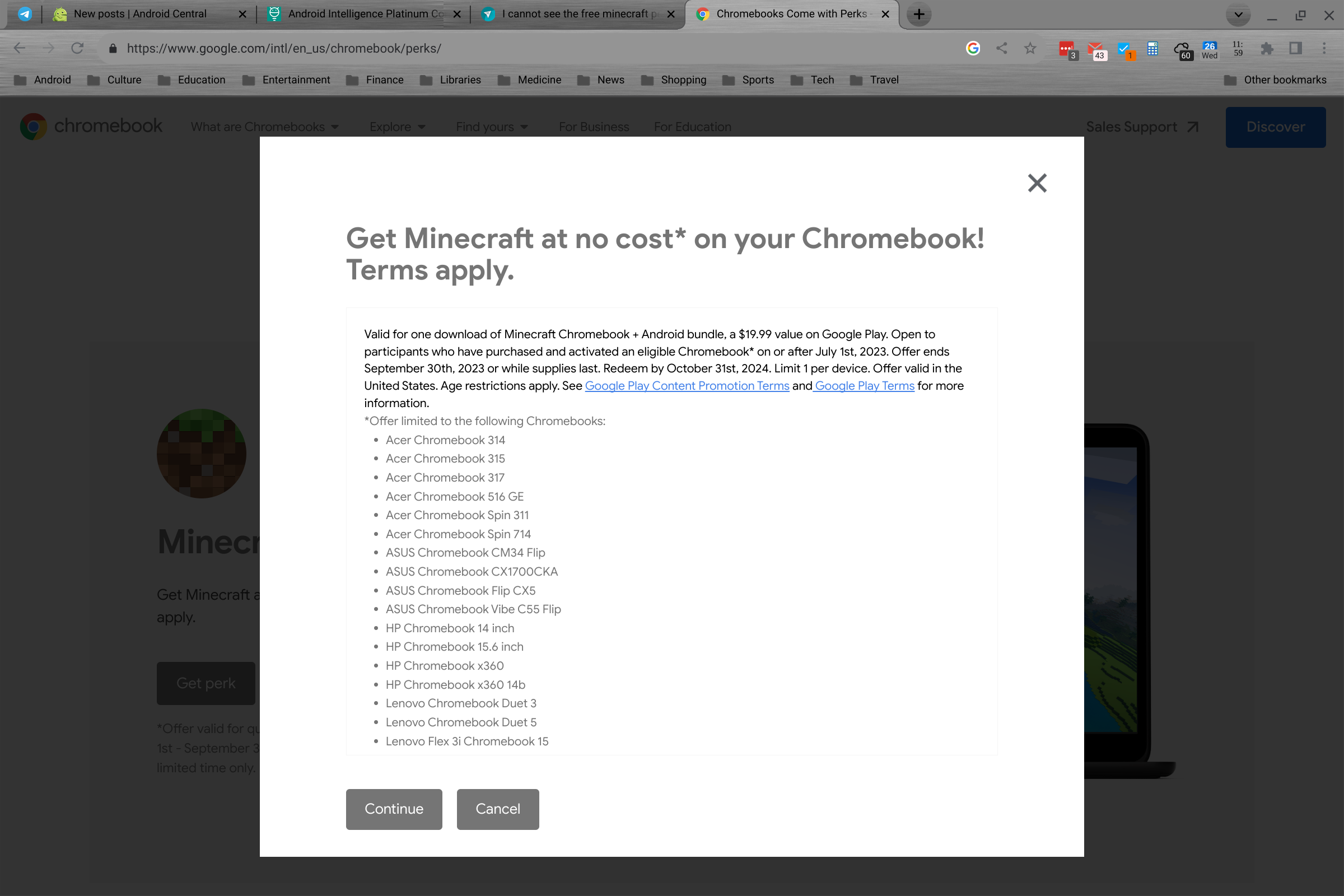 minecraft on chromebook