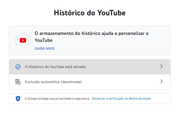 Dica: Como apagar o histórico de visualizações e pesquisas do