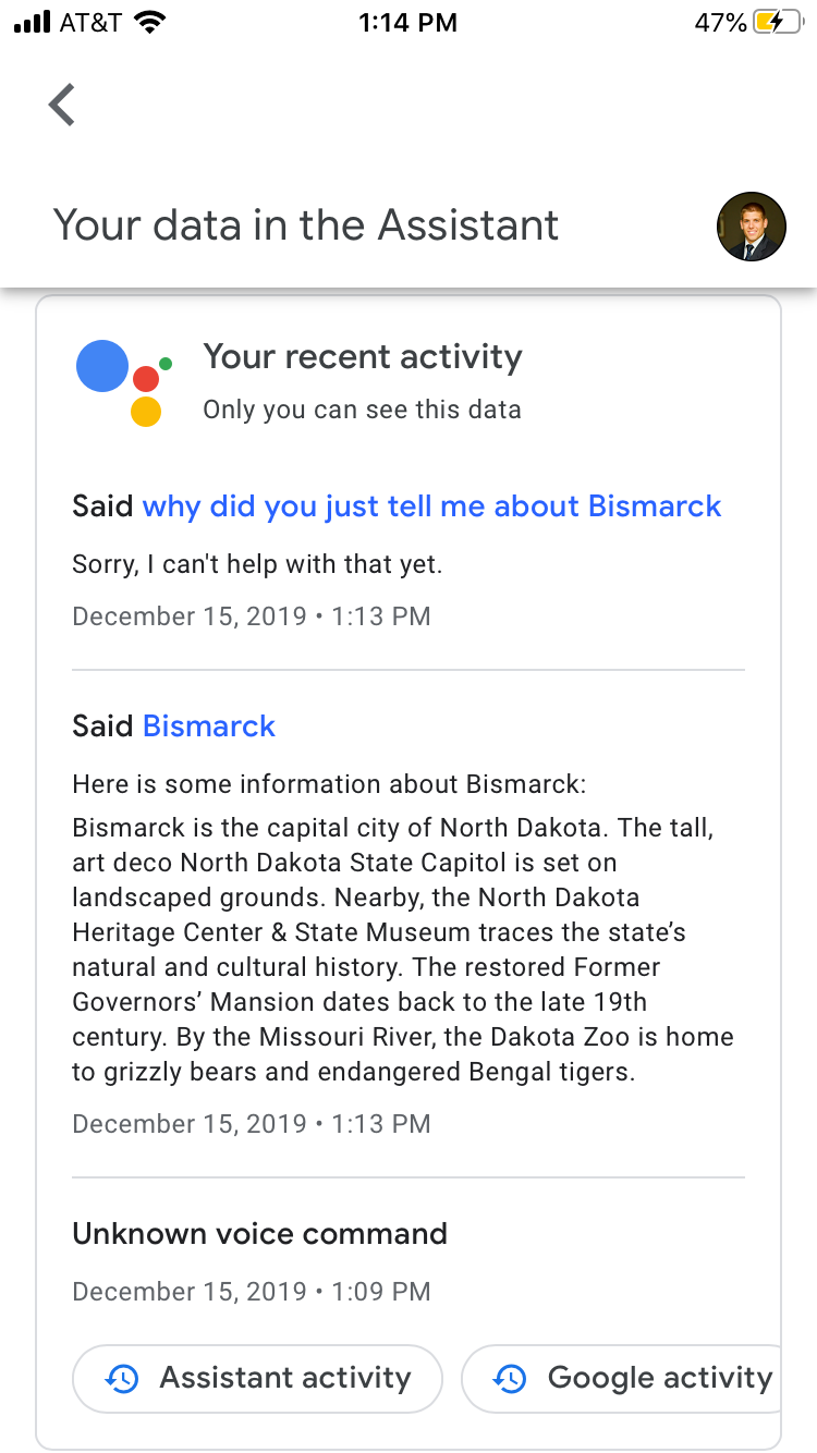 google home mini unknown voice command