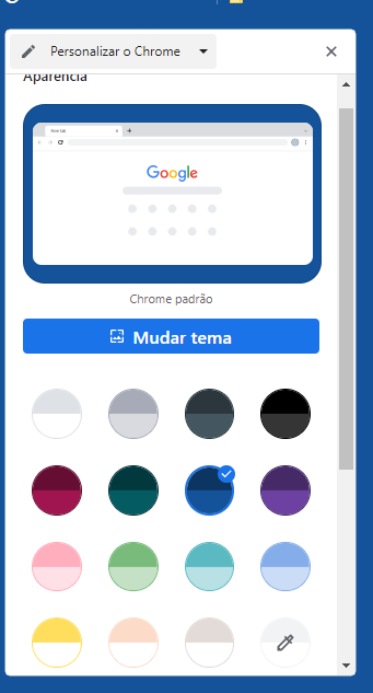 Como alterar a página inicial do Google Chrome?