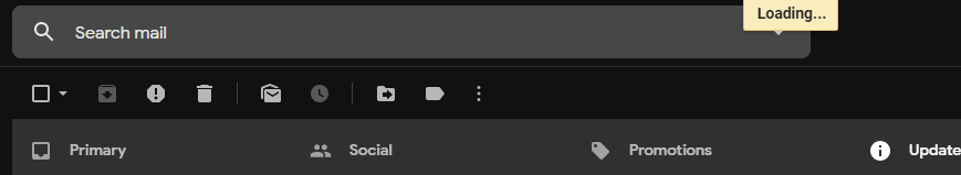 gmail stuck on loading gmail stuck on loading