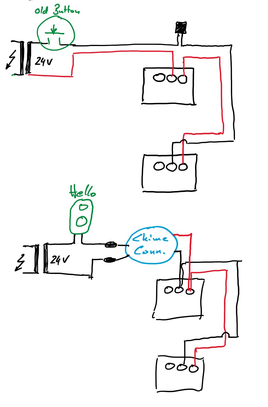 Doorbell Wiring Diagram Two Chime