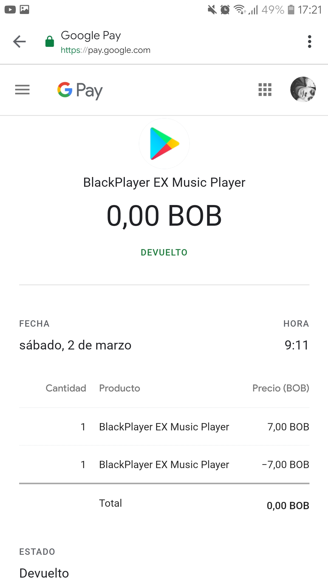 Reembolso do google pass, nao reconheço cobrança. - Comunidade Google Play