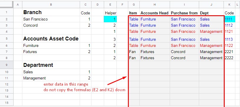How To Auto Generate Code In Excel - Infoupdate.org