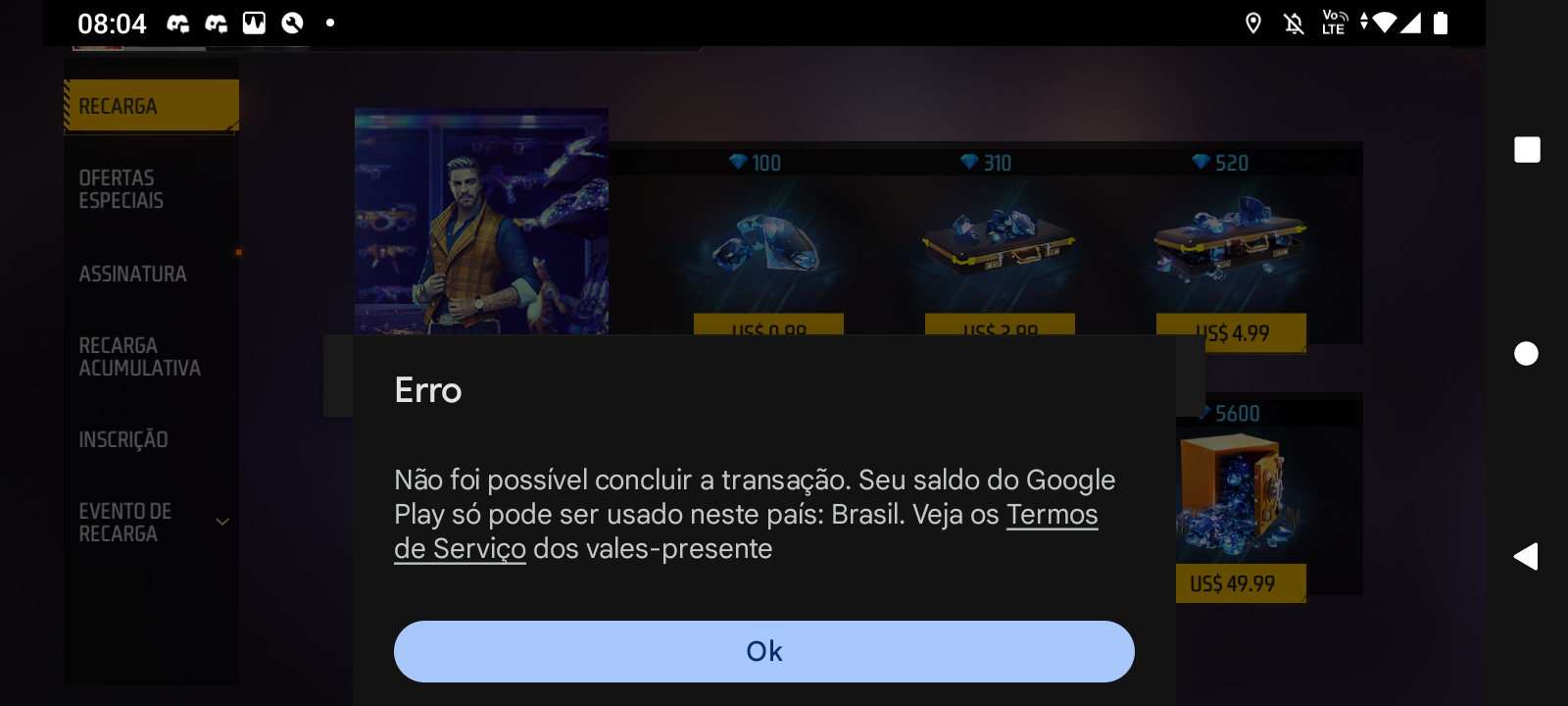 O jogo free fire não quer abrir no meu tablet - Comunidade Google Play