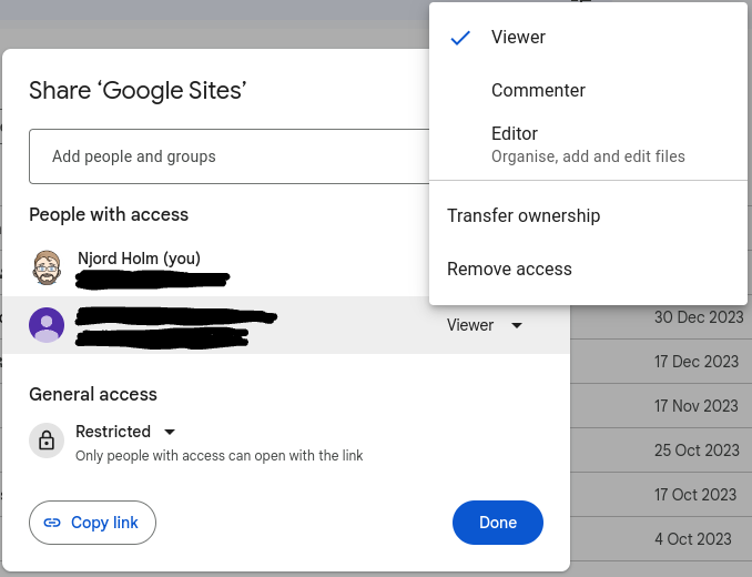 Can I lock my Google Site from being edited by others? - Sites 