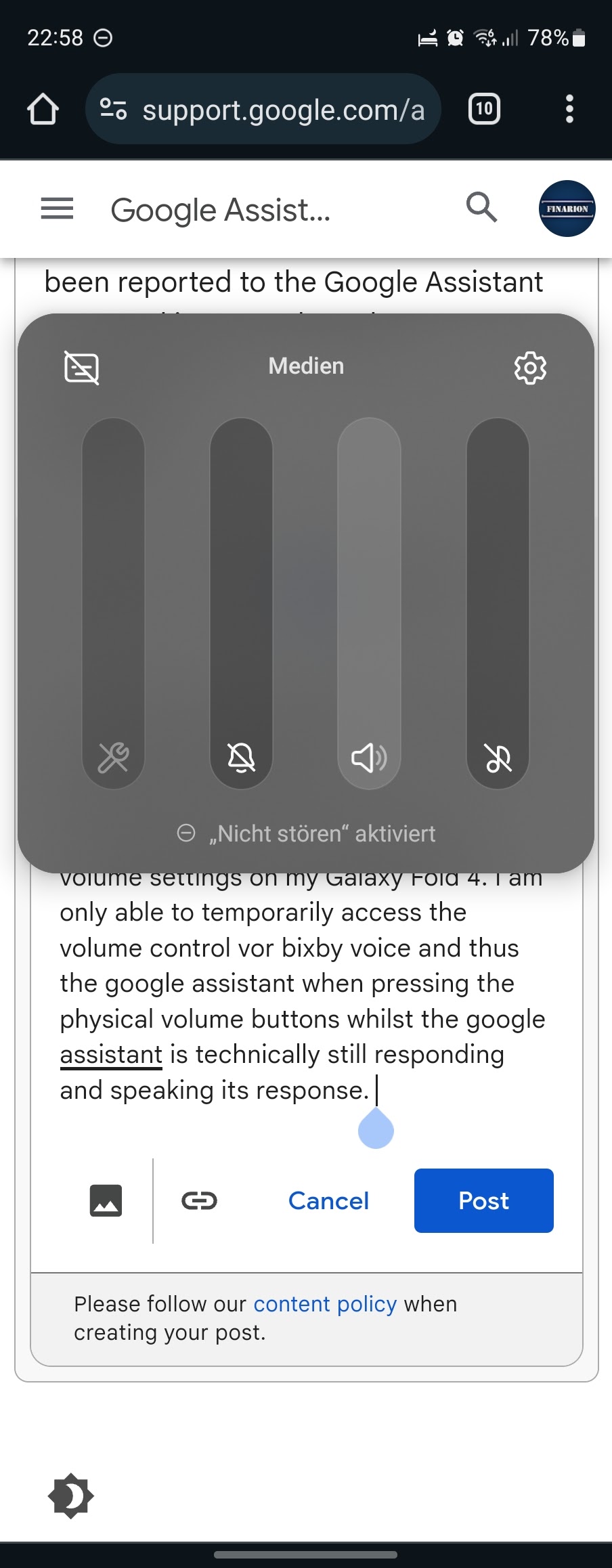 Google assistant volume control 2025