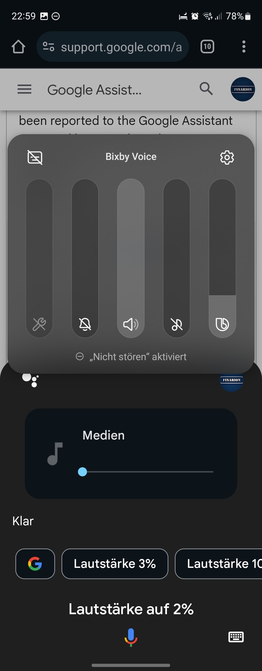 Google assistant hotsell volume control