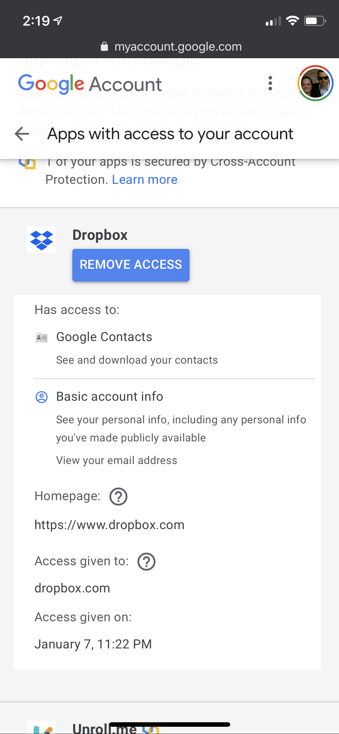 my inbox mail is also sent to my trash in gmail