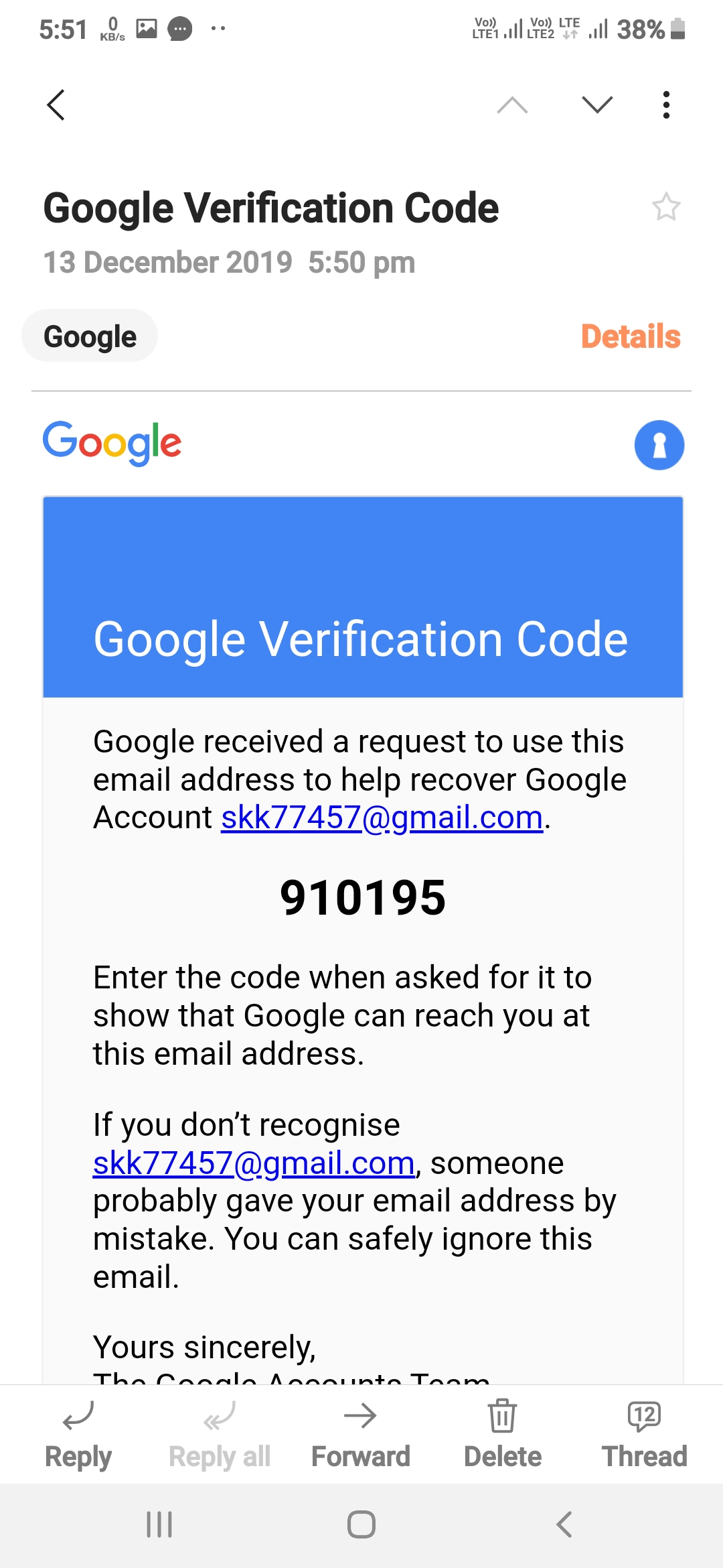 I Have Forgottan My Gmail Password And I Lost My 2 Verification Backup Code Gmail Community