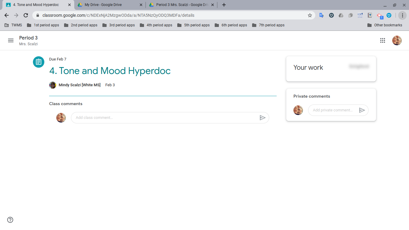The grades on classroom are blurred out Google Classroom Community