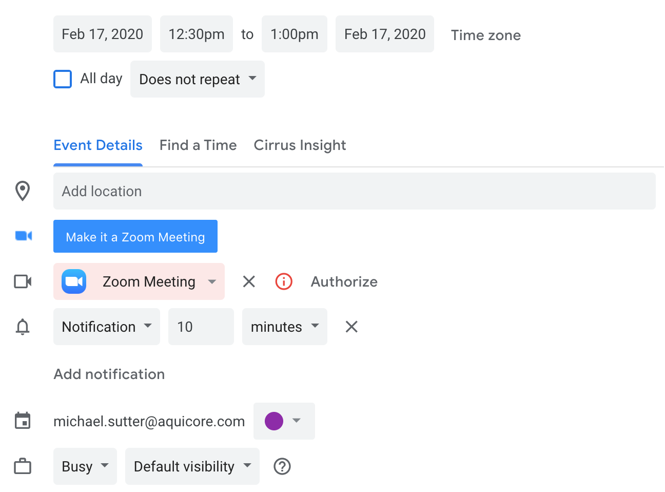 Add Zoom Meeting Link To Google Calendar Advancefiber in Add Zoom Meeting Link To Google Calendar Advancefiber in