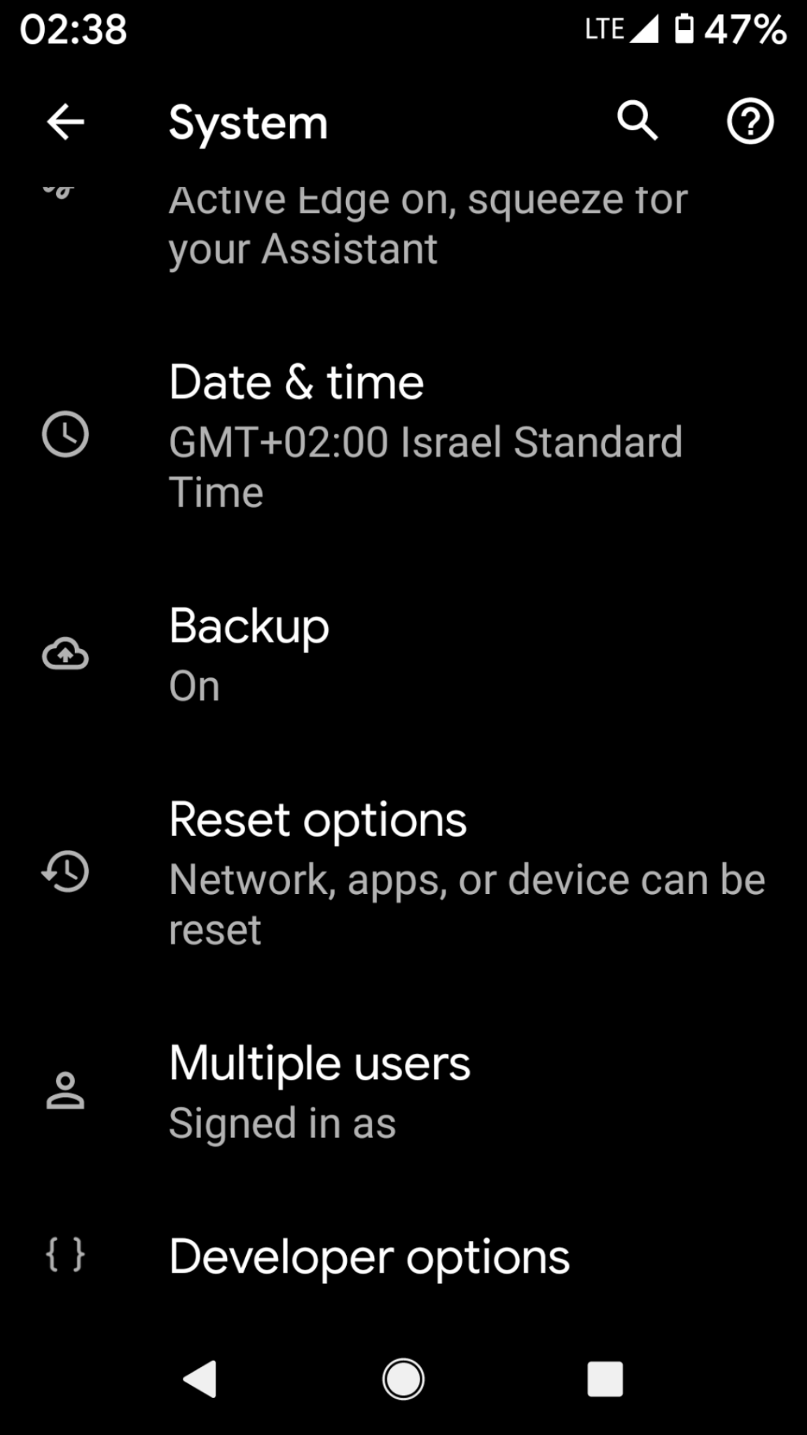 System update item disappeared from menu Google Pixel Community