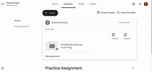 Google Form Assignment Says It Has Been Recorded But Not Showing Up Google Classroom Community