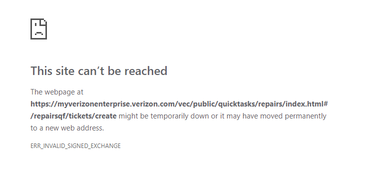 ☆ricercare様　ご注文ページ☆ ERR_INVALID_SIGNED_EXCHANGE - Google Chrome Community