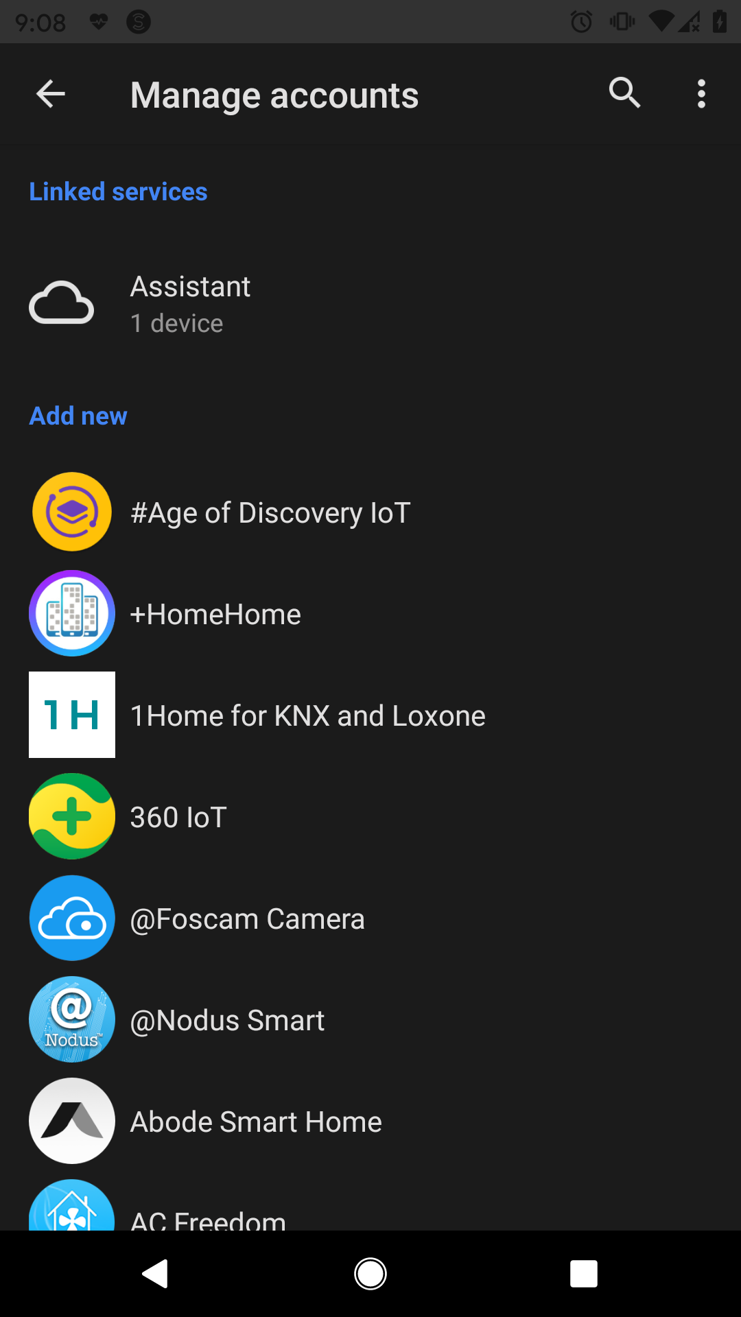 how to link lg account to google home