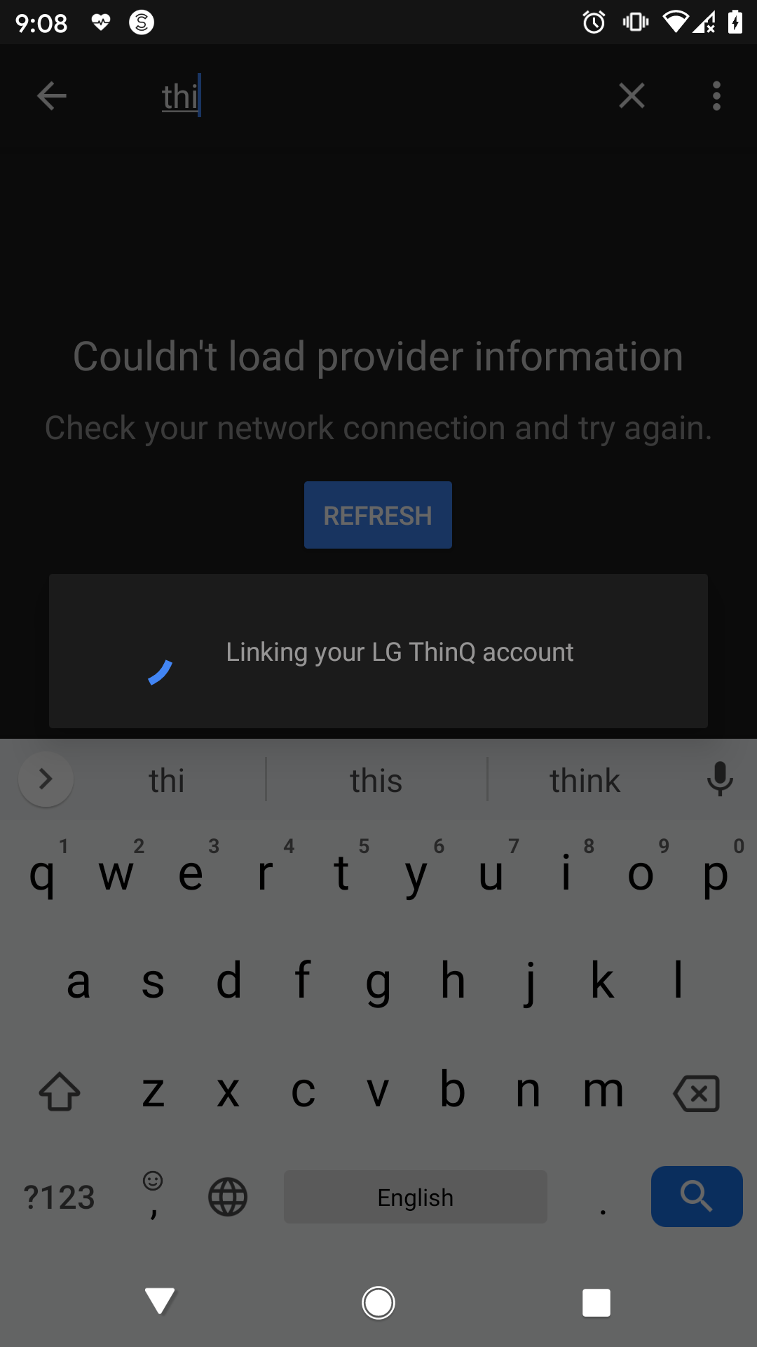 lg thinq not linking to google home