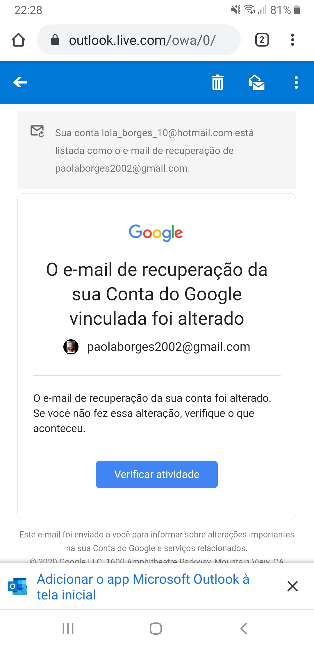 Nao Consigo Recuperar Minha Senha Gmail