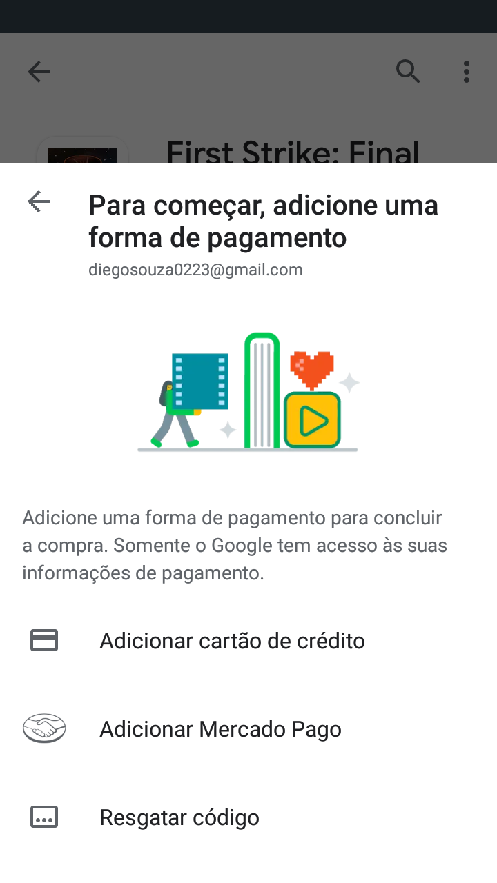 não consigo comprar itens no Roblox porque fala que não pode usar o valor  só no país Brasil - Comunidade Google Play