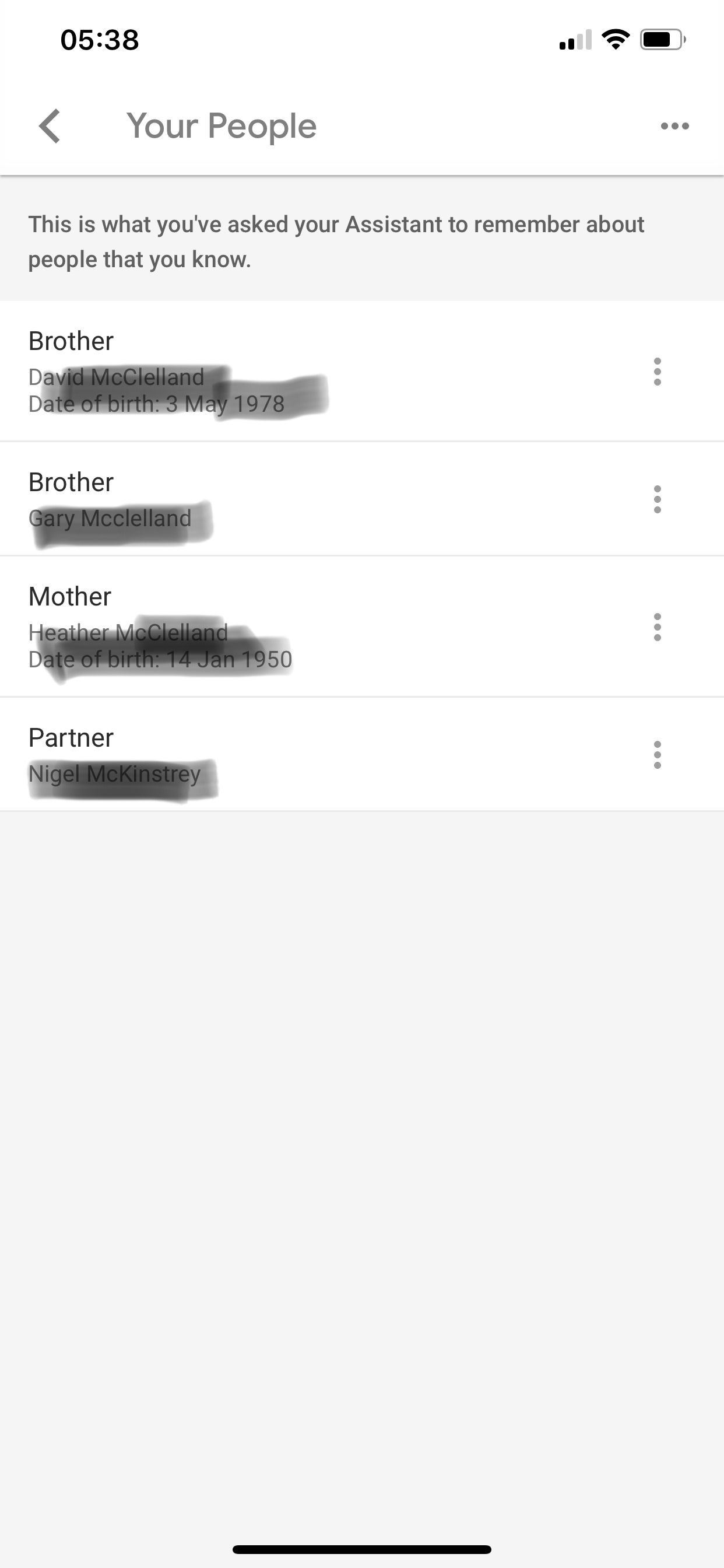 google home contacts