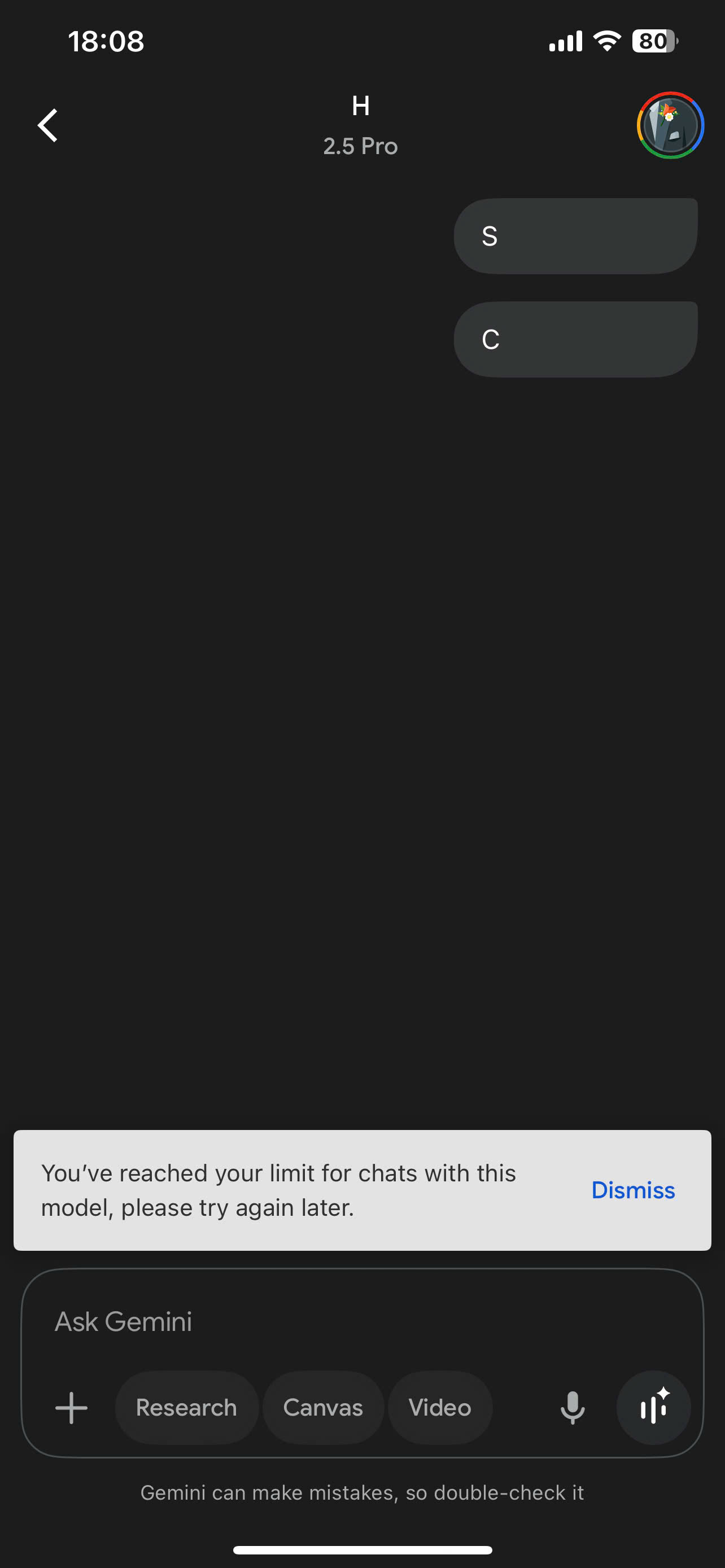 Reach model limit - Gemini Apps Community