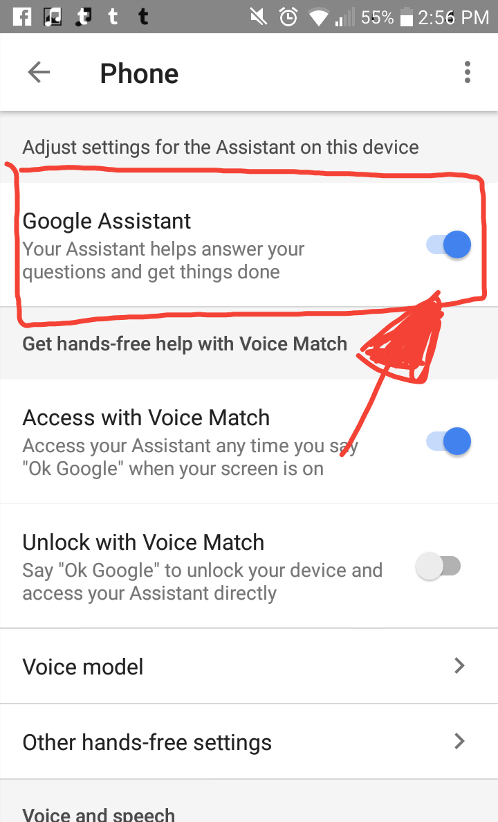 Hi, I just can't disable google assistant. There's no three dots button! - Google  Assistant Community