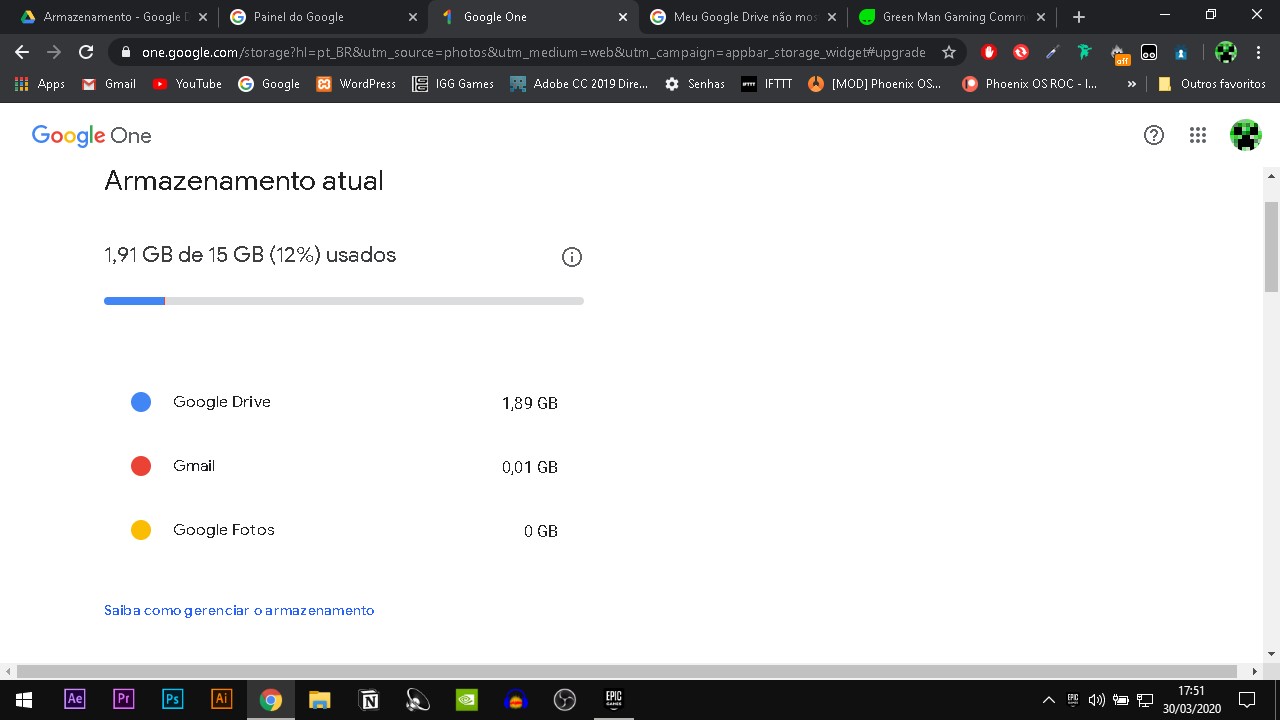 Como o Google Drive calcula o tamanho das pastas do armazamento contratado?  - Comunidade Google Drive