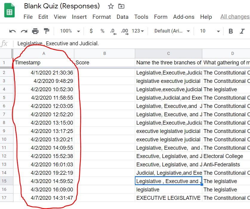 How to see Google Forms you Submitted