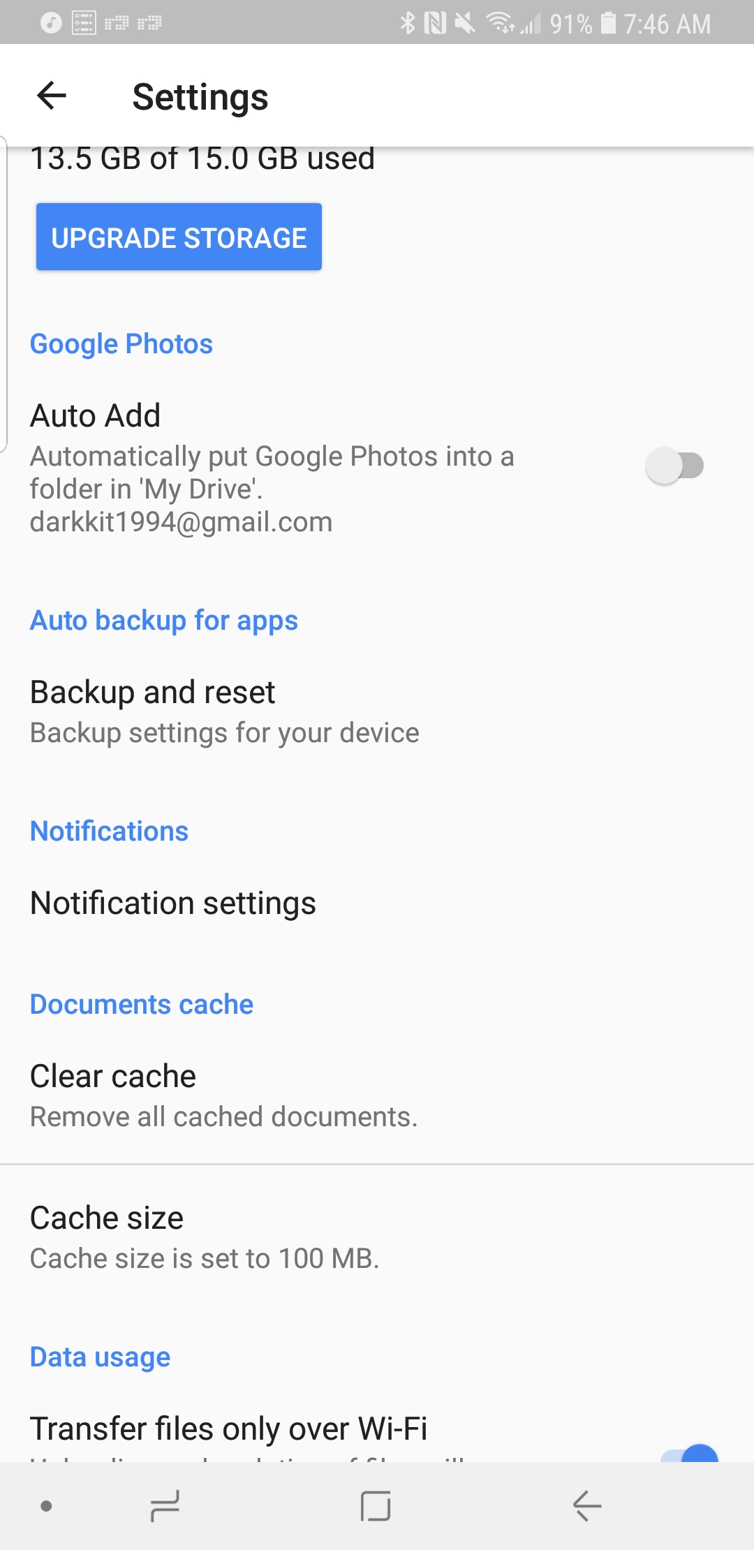 google drive turn off quick access