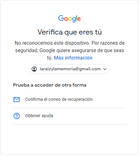 Virgen motor agujas del reloj No puedo verificar mi cuenta Gmail a través del correo electrónico -  Comunidad de Cuenta de Google