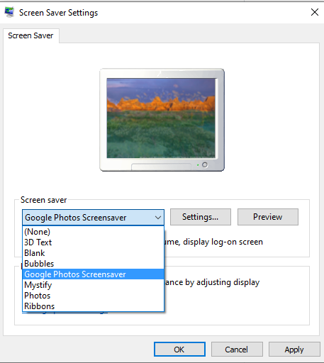 how to use google photos as a screen saver