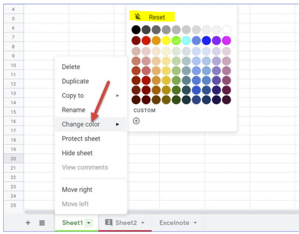 Why is there a red line under the Google sheet names in my dashboard