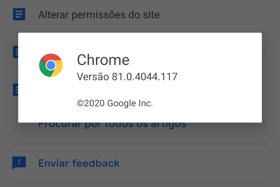 atualizar google chrome para android