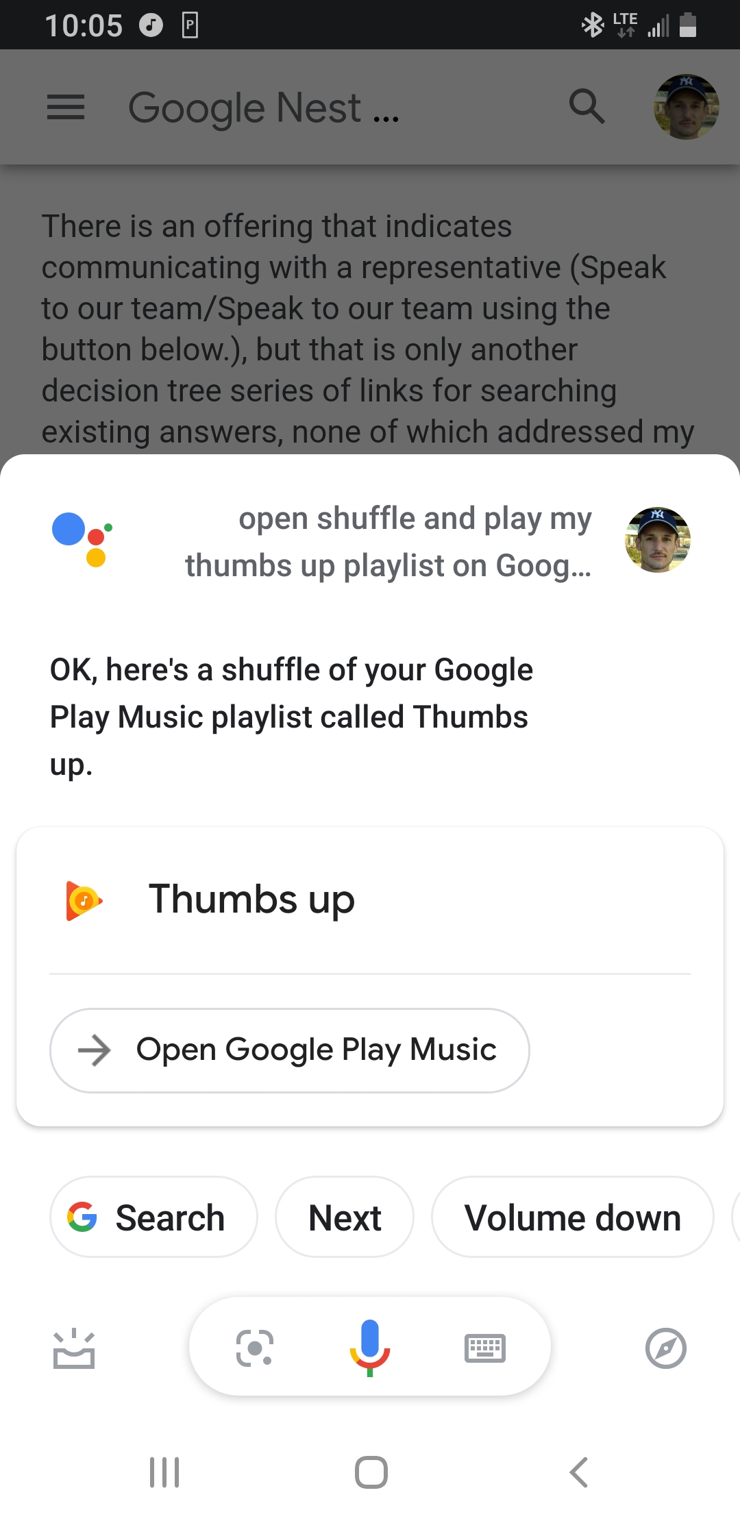 google home shuffle playlist spotify