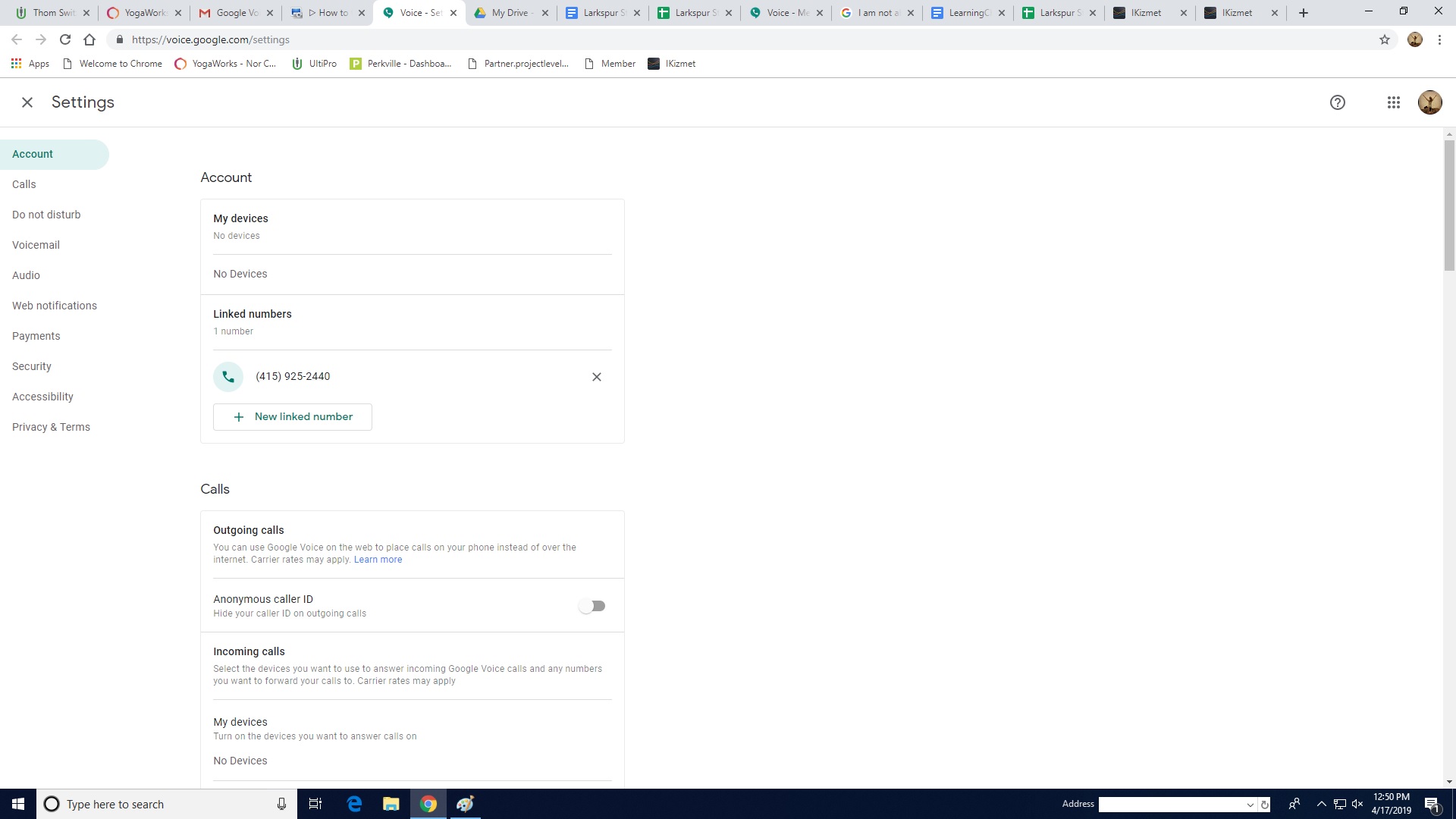 I am not able to send text messages using google voice as the text box 