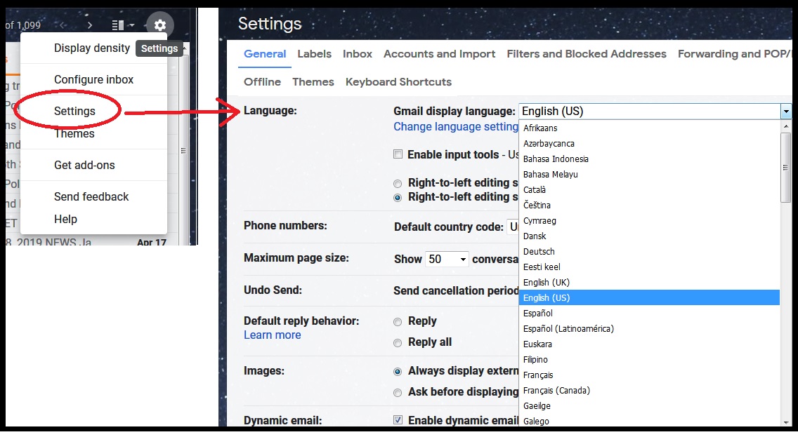 change gmail attachment settings