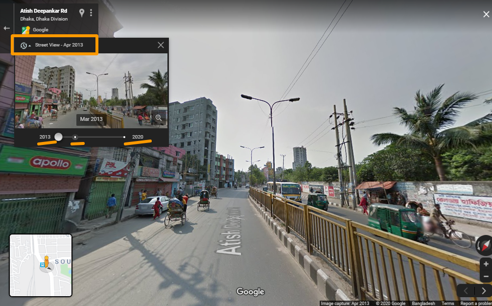 google maps street view