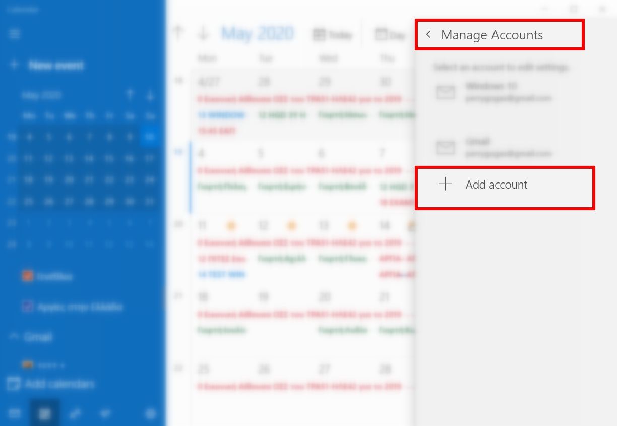 windows 10 calendar not syncing