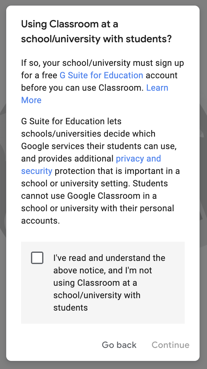 Google Classroom for Non-G Suite Schools