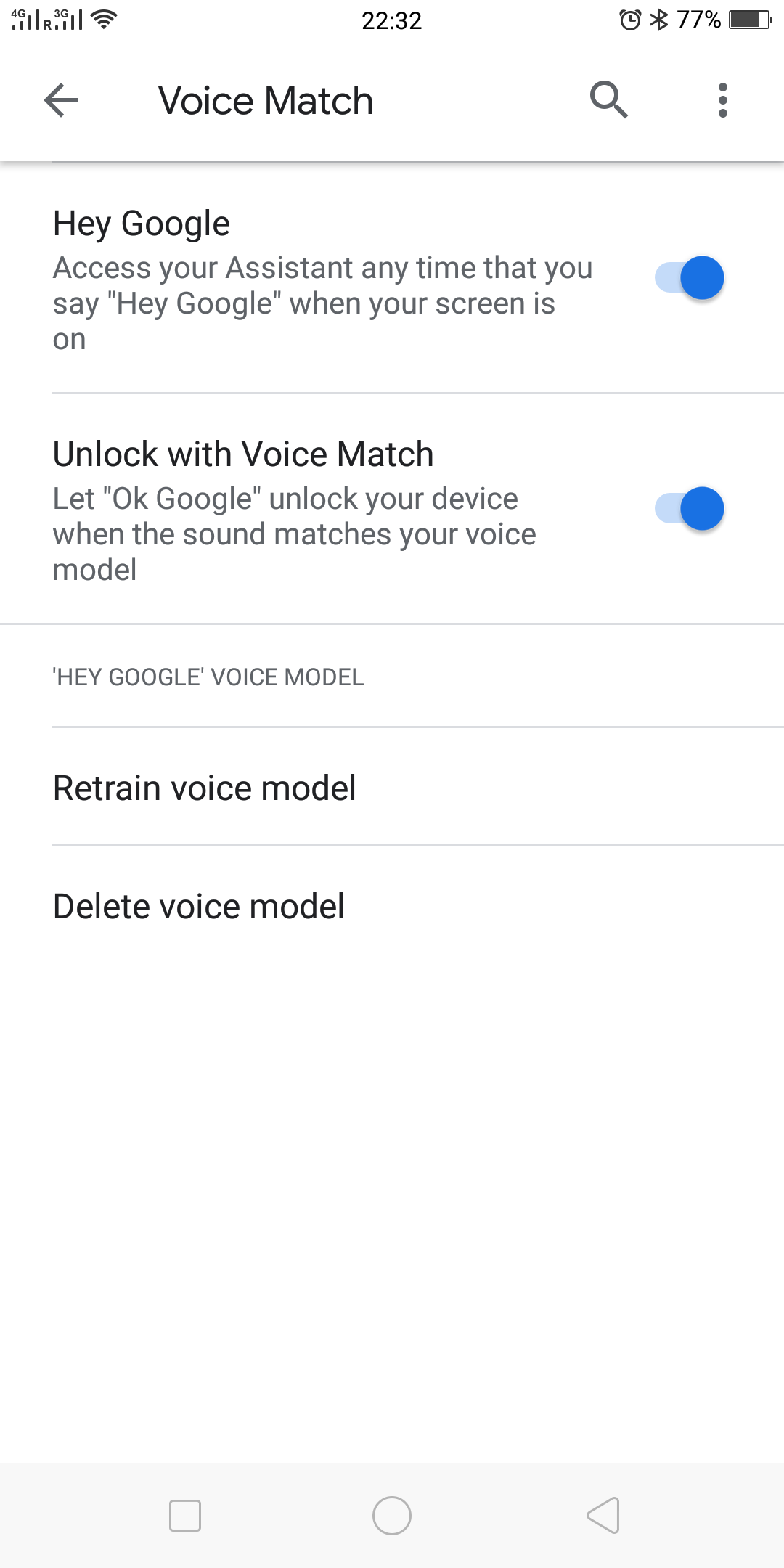 Can T Enable Unlock With Voice Match On Google Assistant Google Assistant Community