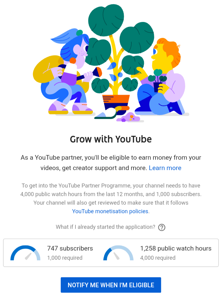 Watch Hours not updating YouTube Community