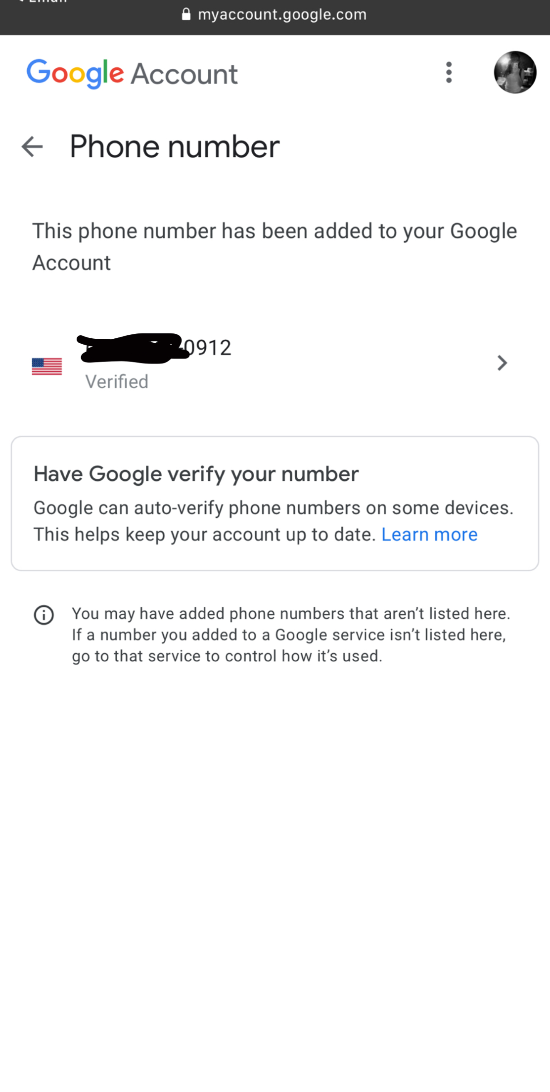 Updated phone number - Google Account Community