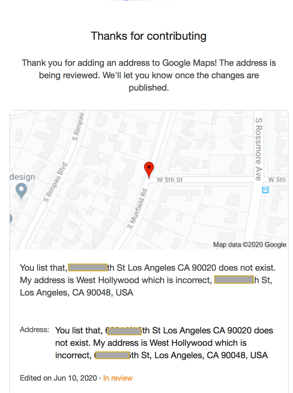 Maps is showing two results for my address prediction. One of them is  wrong. How can I change it? - Google Maps Community