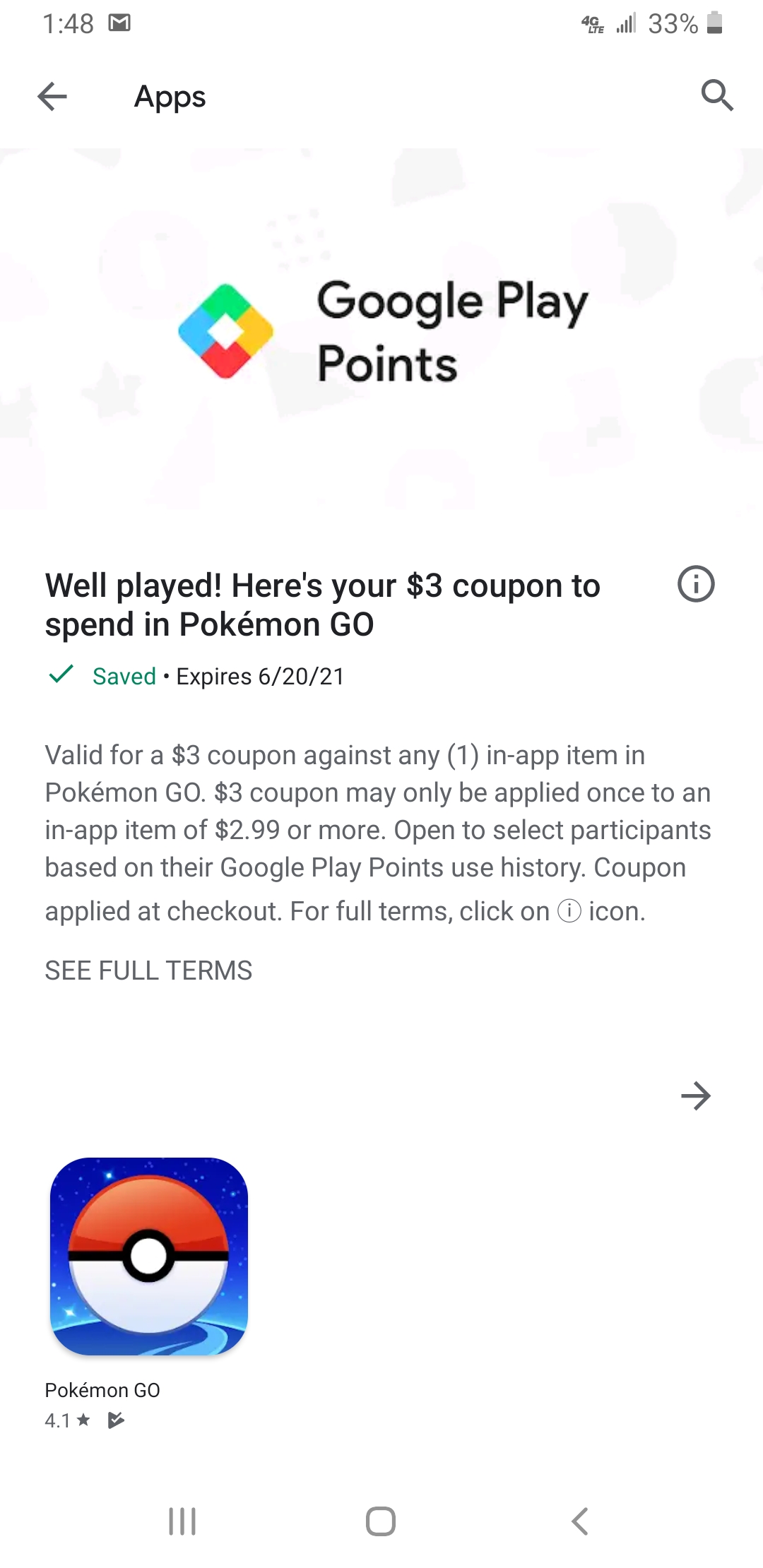 epic game store coupon