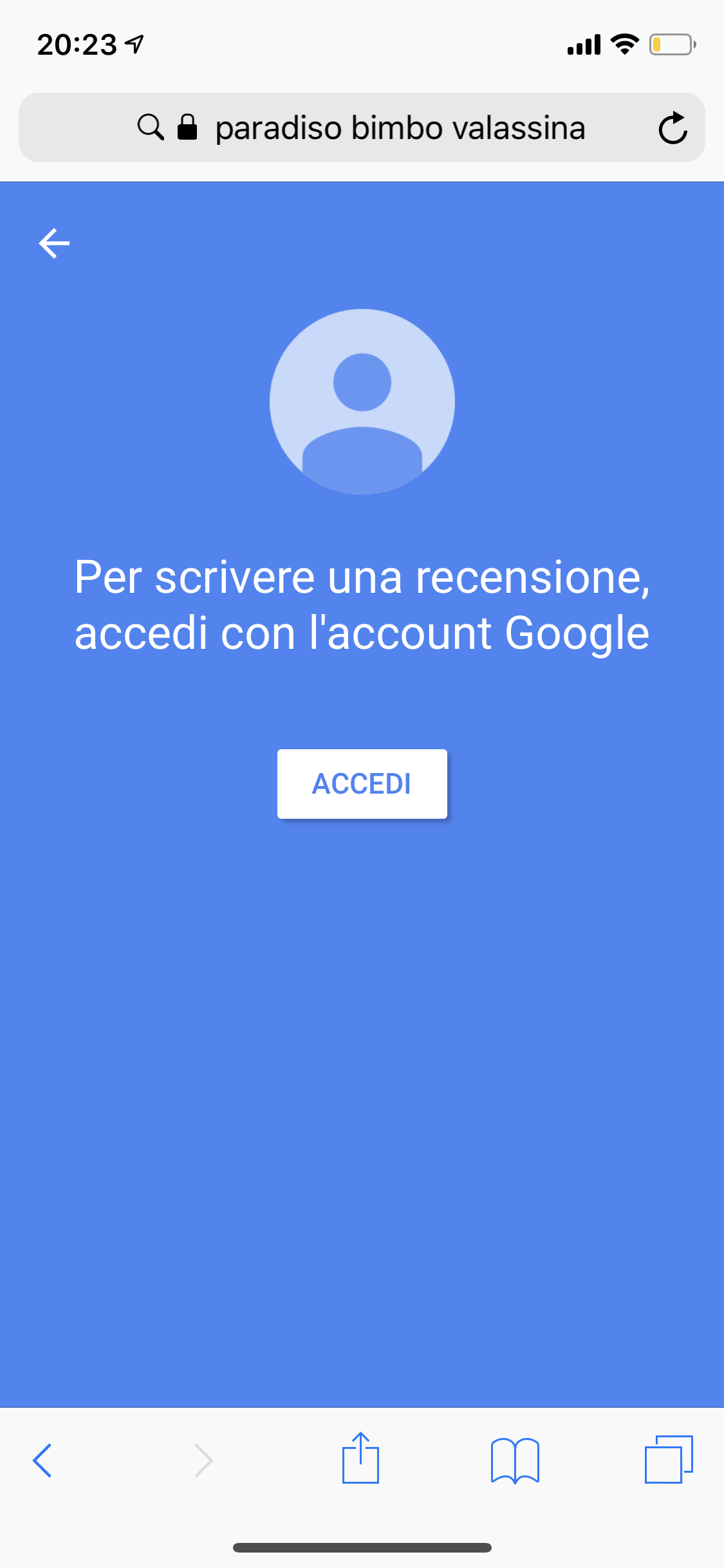 Non Riesco A Scrivere Una Recensione Su Google