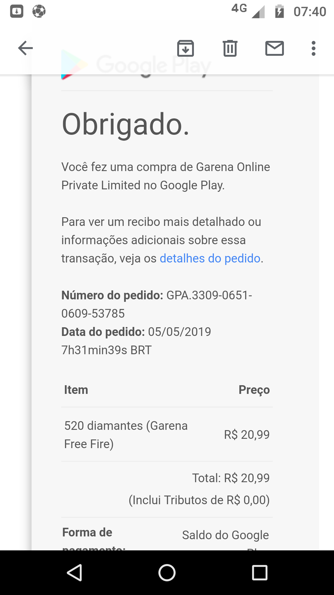 PAGUEI A ASSINATURA NO FREE FIRE MAIS AQUI ESTÁ DIZENDO QUE TEM REEMBOLSO,MAIS  NÃO PEDI NENHUM REEMB - Comunidade Google Play