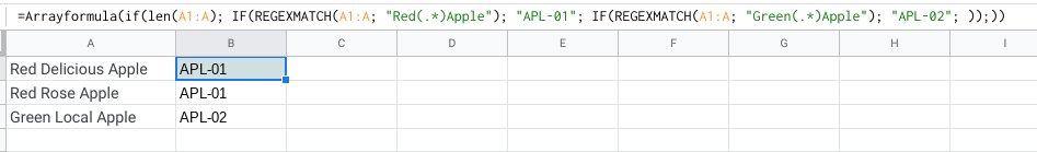 Set Cell Value Using Google Script If Another Cell Contains Certain Text Google Docs Editors 