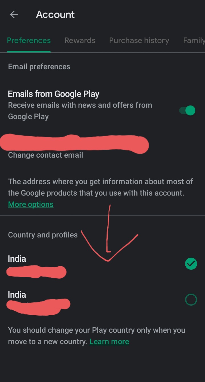 How can i change my reward by Google on redeeming google play code. I'm  not playing those games.. - Google Play Community