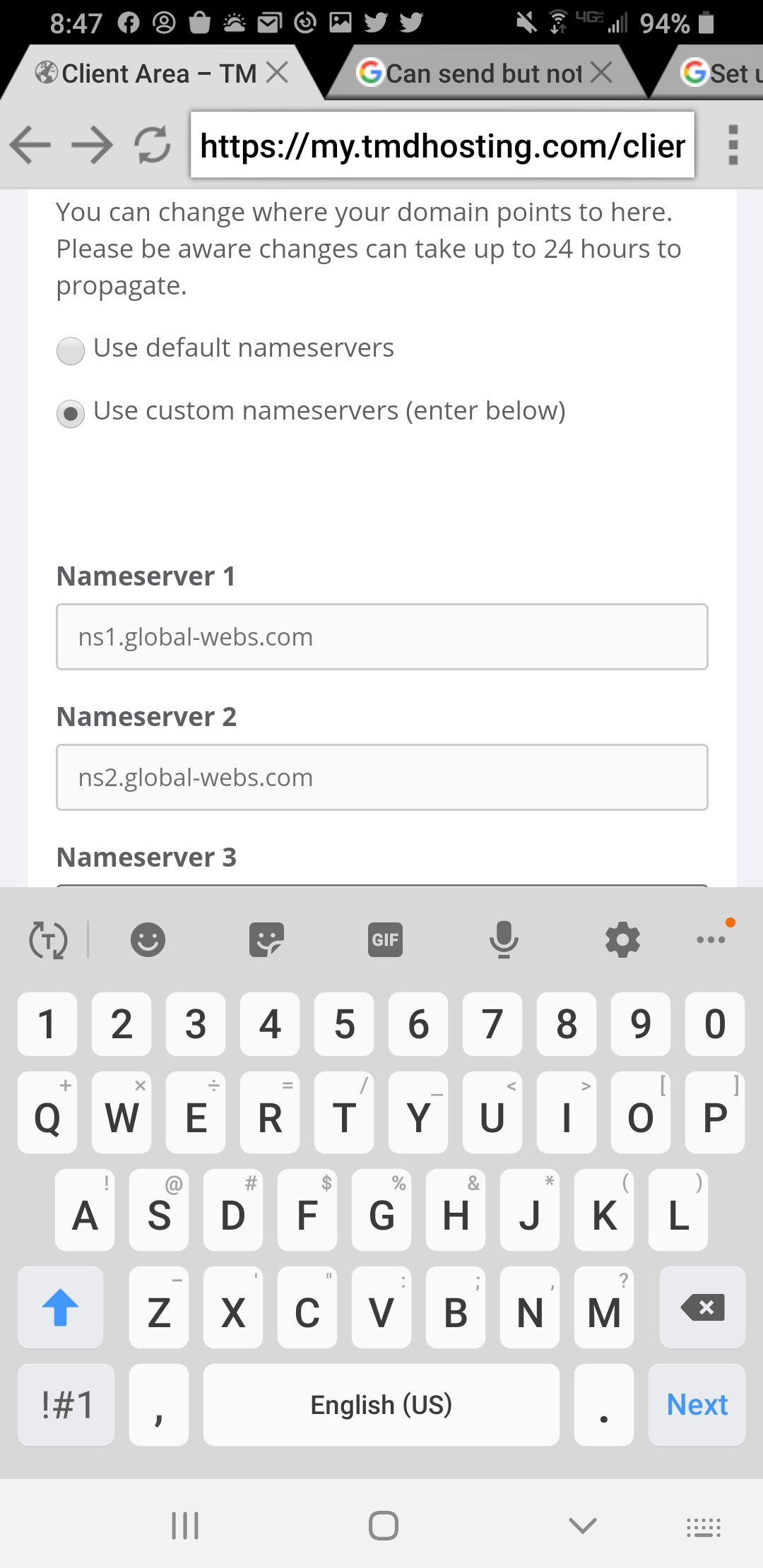 Can send but not receive emails google workspace admin community